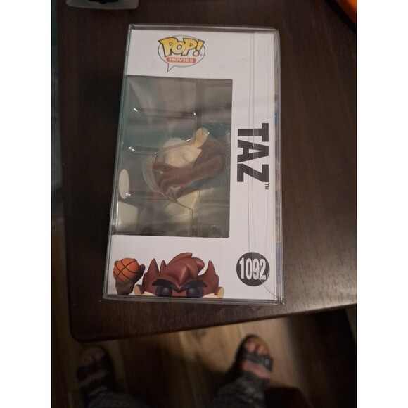 Funko Pop! Vinyl: Space Jam - Taz (Flocked) - Walmart (Exclusive) #1092 - Picture 4 of 6